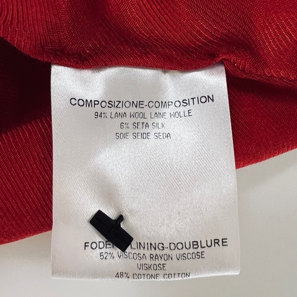 STELLA MCCARTNEY Grommet embellished Short Sleeve Dress in Red - Picture 7 of 7